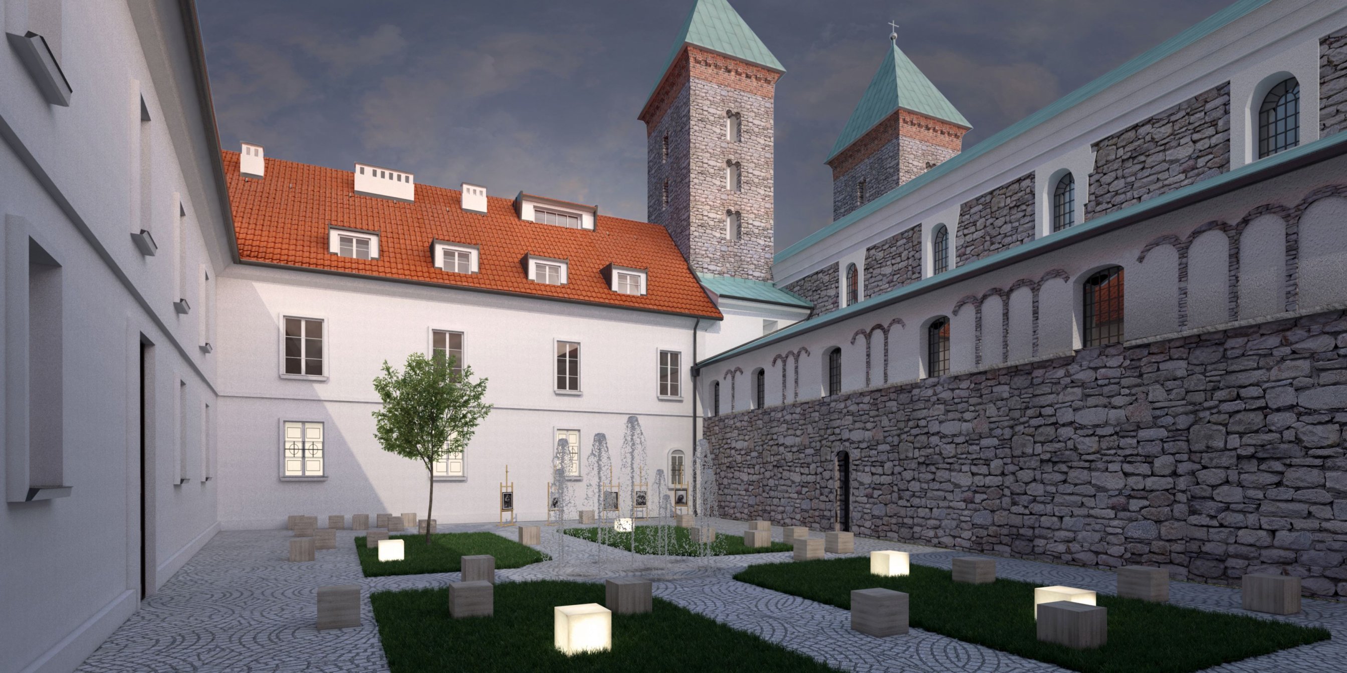 Sanktuarium Matki Bożej Pocieszenia w Czerwińsku nad Wisłą – Salezjanie – zagospodarowanie terenu wraz z nowymi budynkami