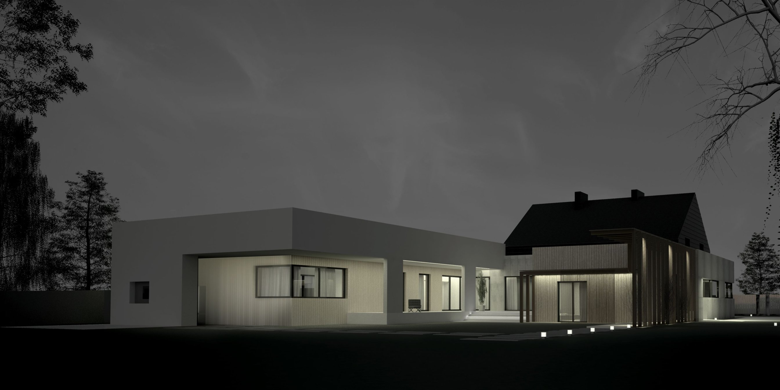 Single-family house - reconstruction with extension in Sochaczew